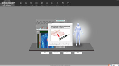 2025 Il più nuovo analizzatore del corpo della risonanza magnetica di quantum usa lo scanner domestico della pelle per la sub diagnosi di salute