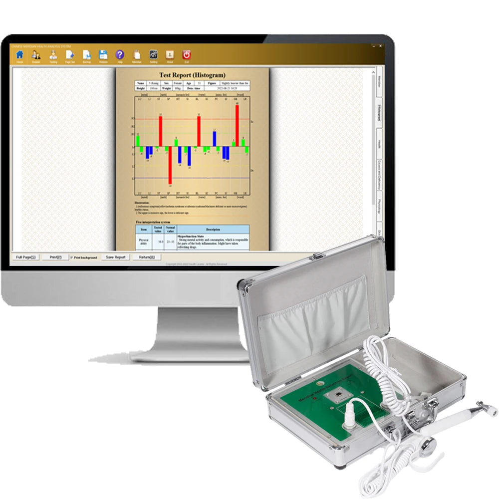 2025  BIORISONANZA Meridian Analyzer Quantum Pulse Frequency Analysis Analizzatore di prodotti per l'assistenza sanitaria