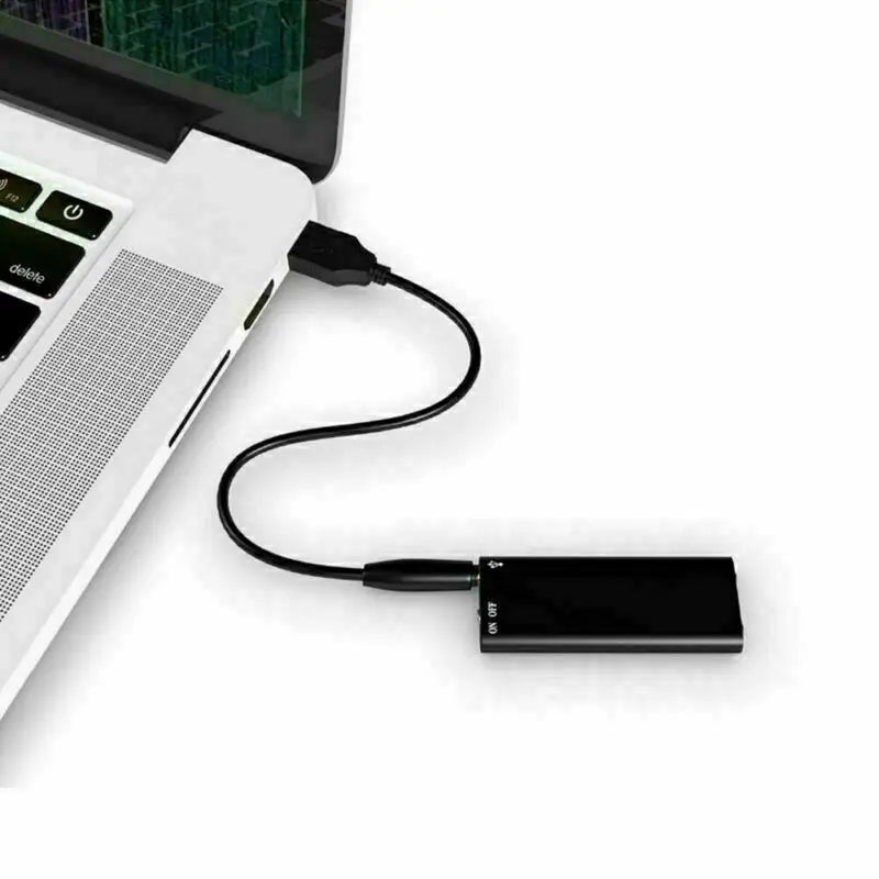 Ultra-sottile piccolo mini registratore vocale 4-32GB Digtal suono professionale attivato Dictaphone rumore ridurre registrare 8 GB lettore MP3