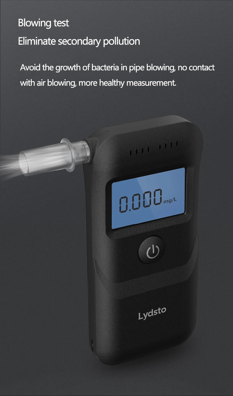 Scelta Hydsto Digital alcol tester alcool rilevatore USB ricaricabile etilometro altamente sensibile sensore che soffia tester
