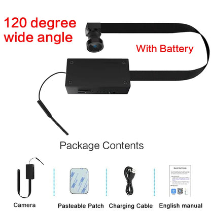 WiFi IP Mini Nanny Camera Modulo Motion P2P batteria Videocamera Videoregistratore Sicurezza domestica Micro camcorder telecomando Nascosto TF
