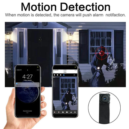 WiFi IP Mini Nanny Camera Modulo Motion P2P batteria Videocamera Videoregistratore Sicurezza domestica Micro camcorder telecomando Nascosto TF