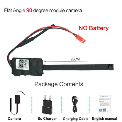 WiFi IP Mini Nanny Camera Modulo Motion P2P batteria Videocamera Videoregistratore Sicurezza domestica Micro camcorder telecomando Nascosto TF