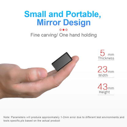 Ultra-sottile piccolo mini registratore vocale 4-32GB Digtal suono professionale attivato Dictaphone rumore ridurre registrare 8 GB lettore MP3