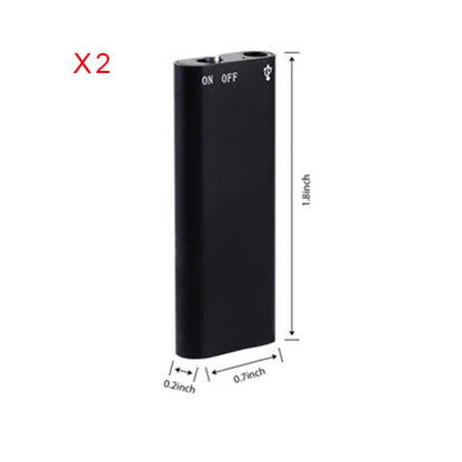 Ultra-sottile piccolo mini registratore vocale 4-32GB Digtal suono professionale attivato Dictaphone rumore ridurre registrare 8 GB lettore MP3