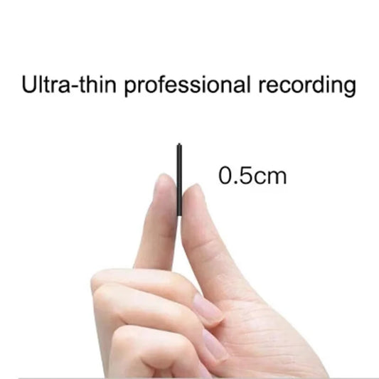 Ultra-sottile piccolo mini registratore vocale 4-32GB Digtal suono professionale attivato Dictaphone rumore ridurre registrare 8 GB lettore MP3