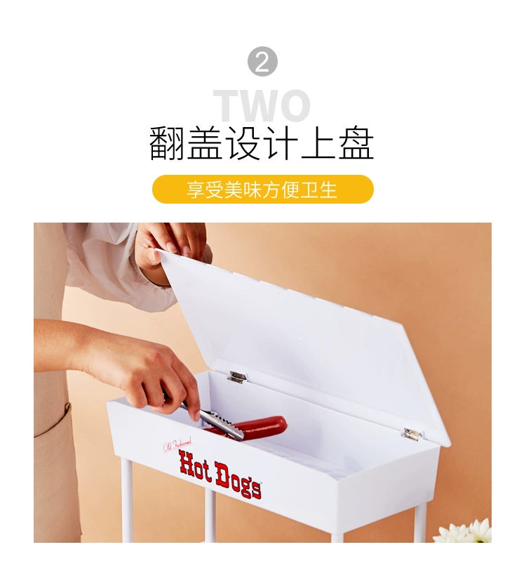 new Multifunction Roast Sausage Machine Small  Grilled Sausage Machine  Hot Dog Machine Hot Dog Cart Steamed Vermicelli Roll