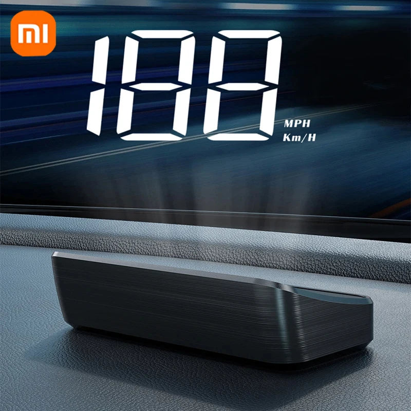Xiaomi Car Speedometer M2 HUD Head-Up Display a LED Misuratore di velocità digitale Proiettore parabrezza Veicoli Auto Elettronica Accessori