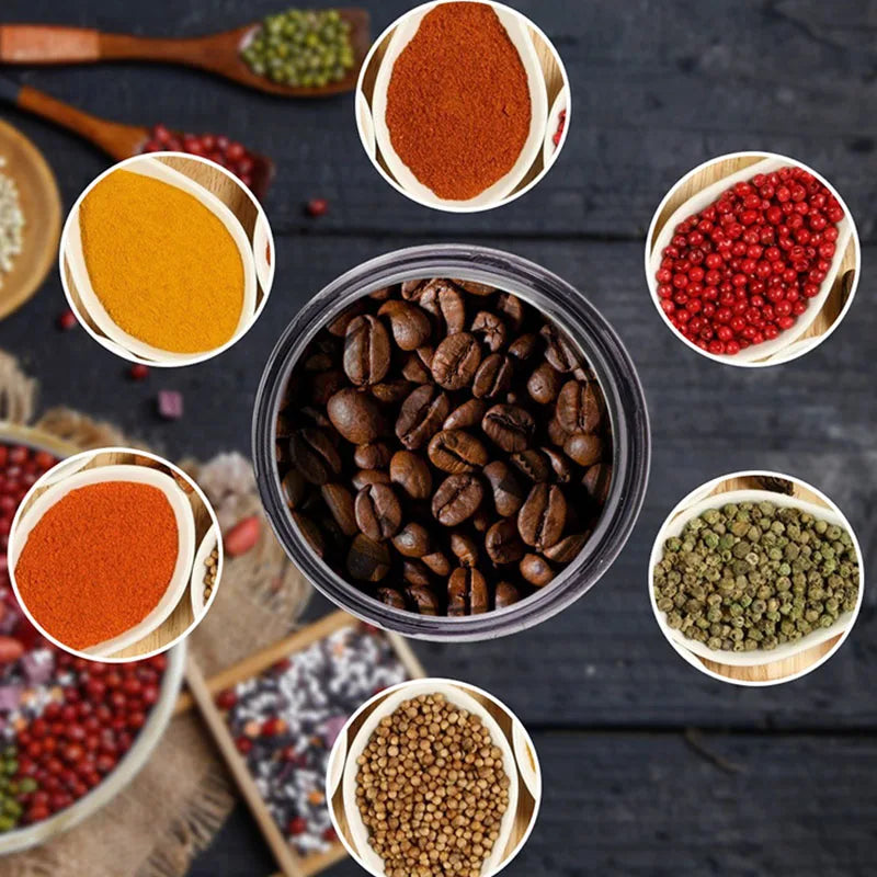 Smerigliatrice elettrica per uso domestico smerigliatrice multifunzionale cereali e granaglie materiali medicinali polvere macchina smerigliatrice chicchi di caffè