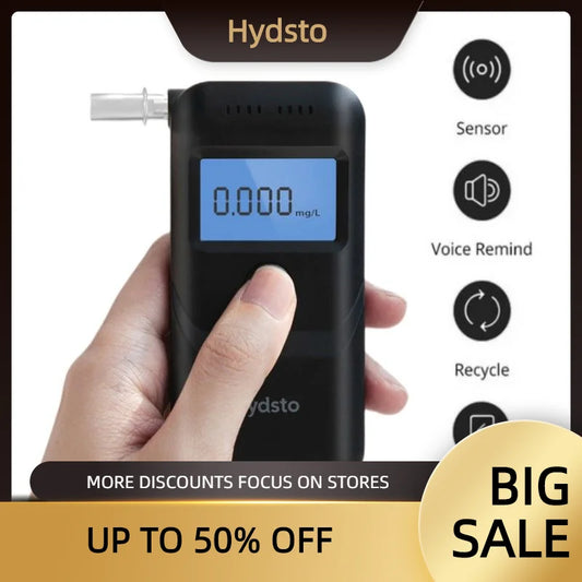 Scelta Hydsto Digital alcol tester alcool rilevatore USB ricaricabile etilometro altamente sensibile sensore che soffia tester