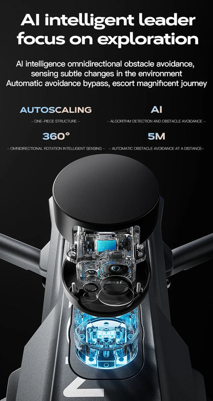 Ala 6 professionale di pesca Airdrop Drone 8K HD Camera 3-Axis Gimbal 20KM Brushless GPS Quadcopter Avoidance Ostacolo RC Dron