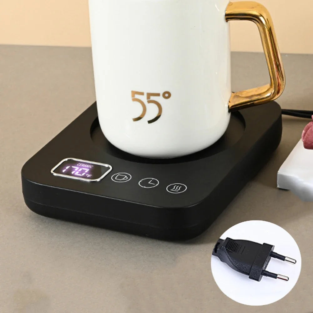 220V/ 110V Scalda Tazza Latte Riscaldamento Pad Tazza di caffè Sottobicchieri Smart Electric Beverage Warmer Insulat 3 ingranaggi regolabile ufficio casa