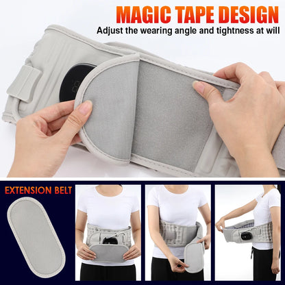 Cintura gonfiabile Protezione per decompressione lombare Back Brace riscaldato Vibrazione Massaggio Cintura Airbag Supporto Correzione della postura