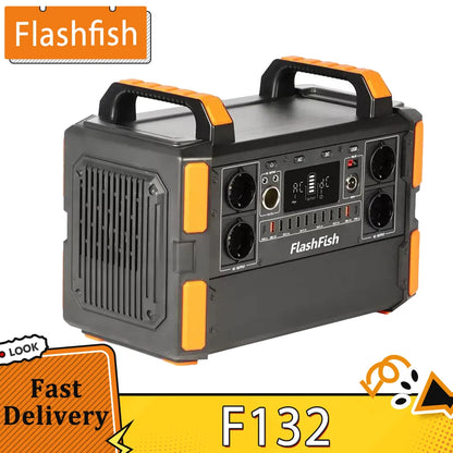 Flashfish F132 1000w centrale elettrica portatile, 1041.6Wh/327600mAh LiFePo4 batteria solare generatore, uscita CA 230 V, 19 uscite