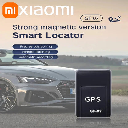 Xiaomi Mini Posizionatore GPS GF07 Posizionatore di tracciamento RealTime Rilevamento remoto del veicolo Posizionamento Mobilerecording Anti-Loss