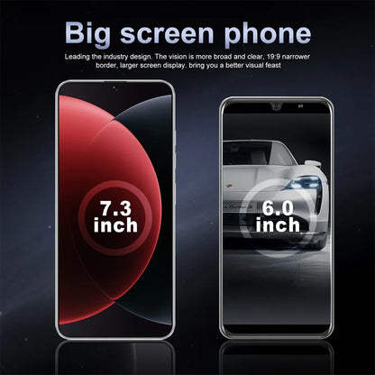 NEW M15 Ultra Original Mobile Phones 7.3inch Smartphone 4G 5G Dual SIM Cellphone Android Global Version 8000mAh GPS Cell Phone