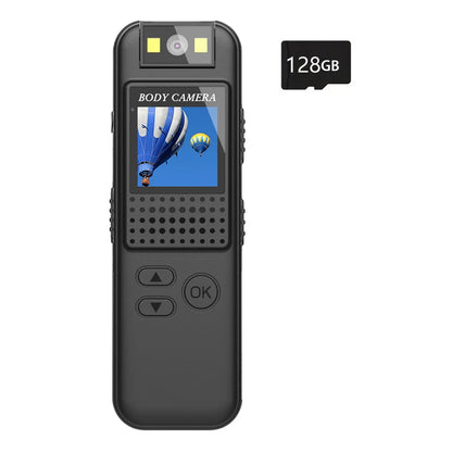 Mini Body Camera Full HD 1080P Telecamera montata sul corpo Piccola telecamera portatile per visione notturna Polizia Body Cam supporto TF card mini fotocamera
