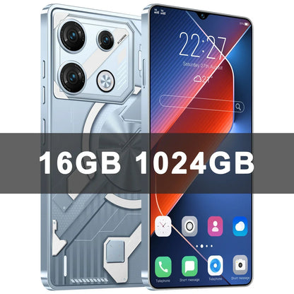 NUOVO smartphone Pova 9S Pro 2025 5G 7,3 pollici HD 22G+2TB Telefono cellulare Dual SIM Telefoni cellulari 50+108MP 7000mAh Android 14 sbloccato NFC