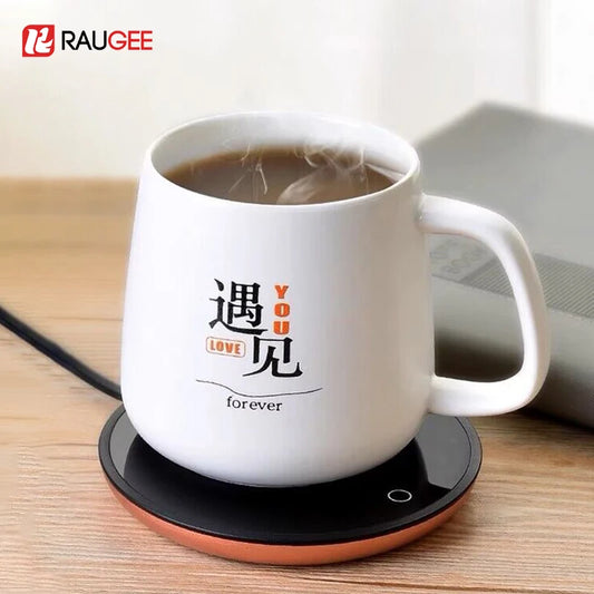 Riscaldatore di tazza USB caffè tazza scaldino elettrico latte tazza di tè riscaldamento sottobicchiere tazza scaldino per l'ufficio a casa USB scrivania tazza scaldino