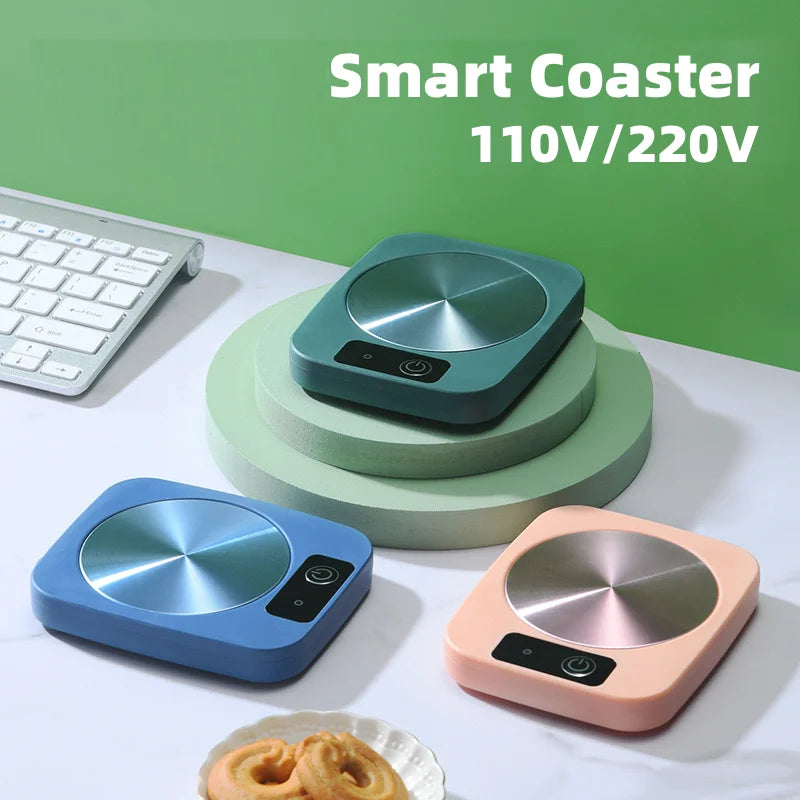Scalda tazza elettrica Latte Tè Acqua Riscaldamento Pad Caldaia Riscaldatore Stuoia di riscaldamento costante termostatico sottobicchiere a bassa potenza Home Office regalo