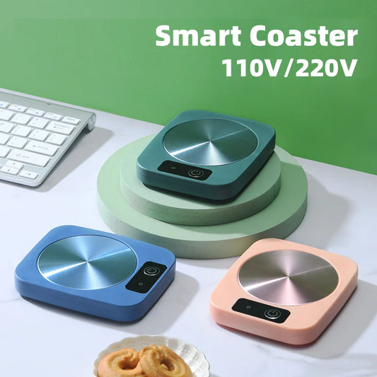 Scalda tazza elettrica Latte Tè Acqua Riscaldamento Pad Caldaia Riscaldatore Stuoia di riscaldamento costante termostatico sottobicchiere a bassa potenza Home Office regalo