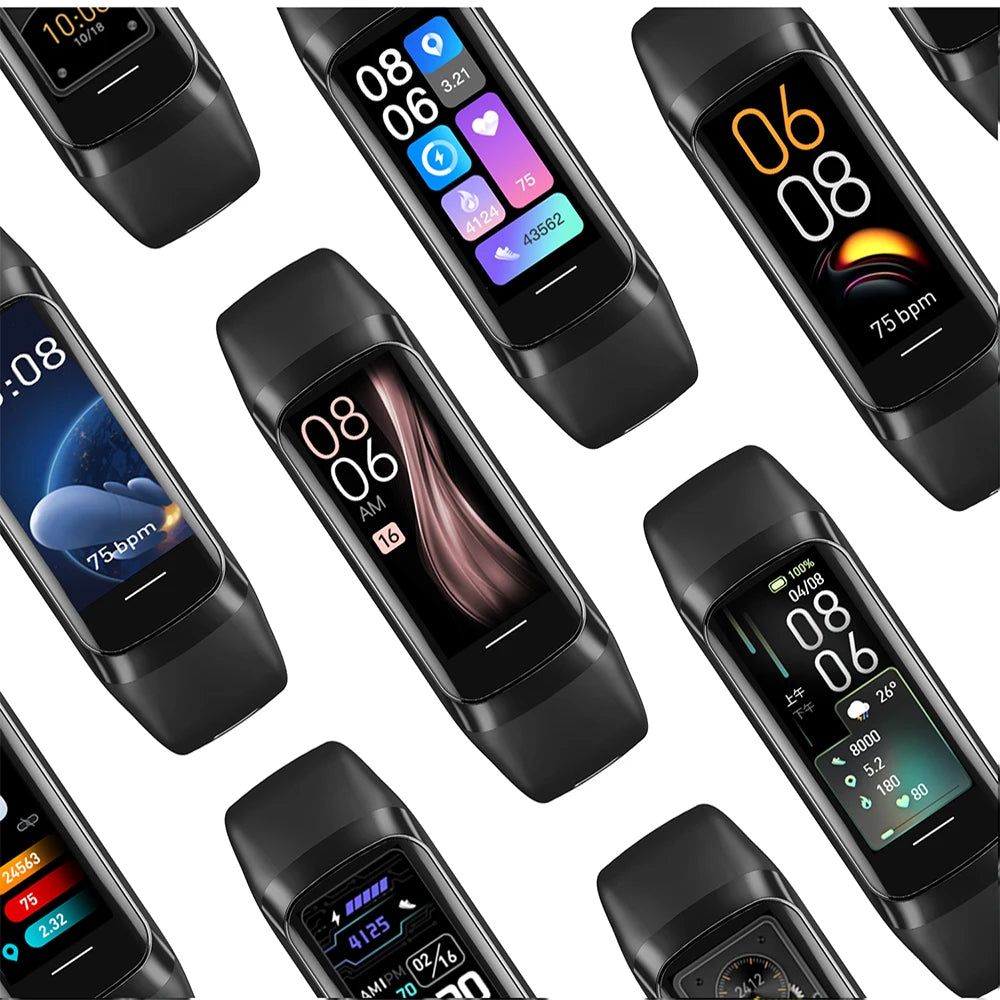 AMOLED Smartwatch Monitor della temperatura corporea Fitness Orologio sportivo 3 ATM impermeabile Uomini Smart Watch Band per le donne IOS Xiaomi 2025