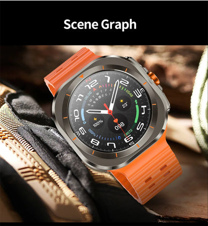 Novità 2025 per Samsung Galaxy Watch 7 Ultra GPS NFC Smart Watch da uomo 1,43" AMOLED con display sempre IP68 BT Call Sports Smartwatch