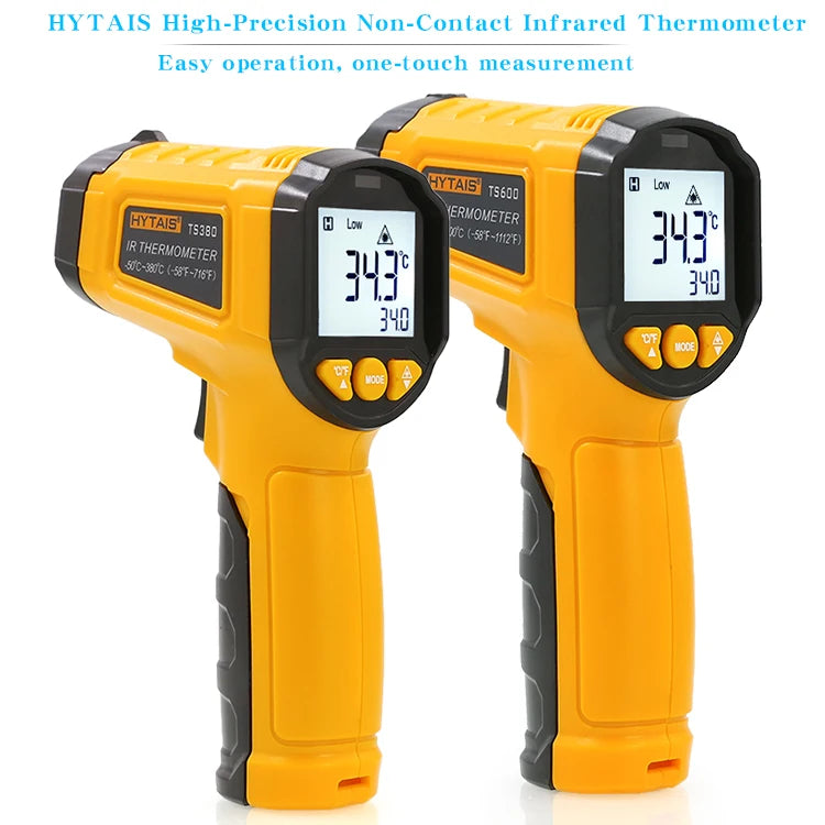 TS380 Termometro a infrarossi senza contatto HYTAIS Misuratore di temperatura elettronico portatile industriale ad alta precisione TS600