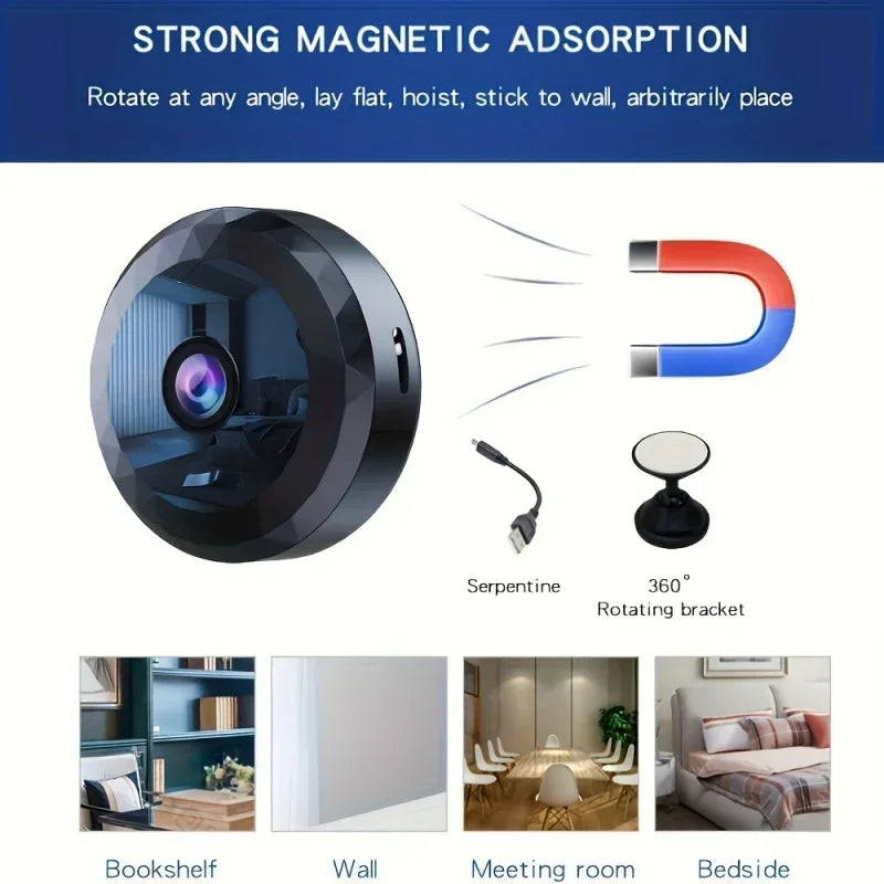 Xiaomi 1080P HD Wireless A11 Telecamera Mini WiFi Monitoraggio Videocamera di sicurezza Batteria ricaricabile Motion Detection Camera Nuovo