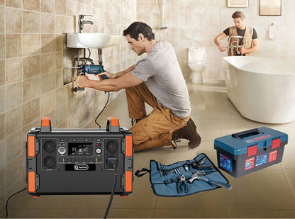 Flashfish F132 1000w centrale elettrica portatile, 1041.6Wh/327600mAh LiFePo4 batteria solare generatore, uscita CA 230 V, 19 uscite