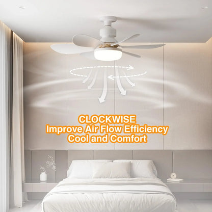 LED 40W ventilatore da soffitto luce E27 con telecomando per dimmerazione, adatto per soggiorno, studio, uso domestico, 85-265V