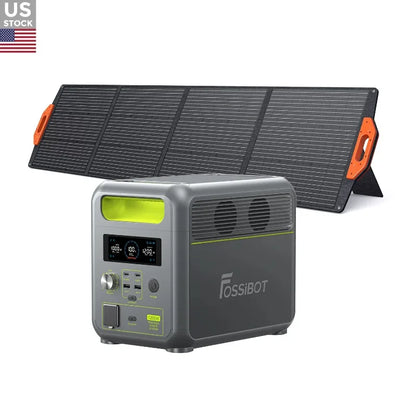 Centrale elettrica portatile leggera Fossibot F1200, batteria LiFePO4 da 1024 Wh, generatore solare da 1200 W, backup domestico, campeggio all'aperto, alimentazione mobile