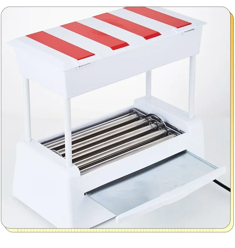 new Multifunction Roast Sausage Machine Small  Grilled Sausage Machine  Hot Dog Machine Hot Dog Cart Steamed Vermicelli Roll
