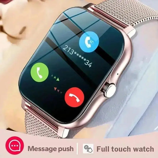2024 Smart Watch Android Phone 1.44'' Pollici Schermo a colori Bluetooth Chiamata Ossigeno del sangue/ monitoraggio della pressione Smart Watch Donne Uomini