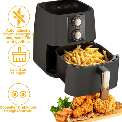 4/5/6/7/10/ 12L Friggitrici ad aria elettrica senza olio Cucina domestica automatica 360° Forno a convezione Friggitrice senza olio