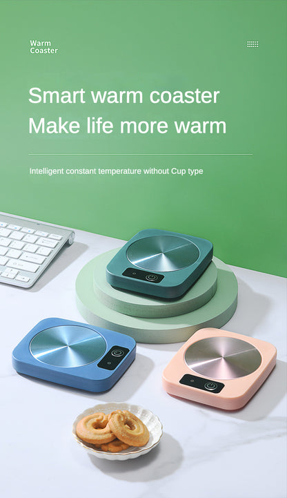 Scalda tazza elettrica Latte Tè Acqua Riscaldamento Pad Caldaia Riscaldatore Stuoia di riscaldamento costante termostatico sottobicchiere a bassa potenza Home Office regalo