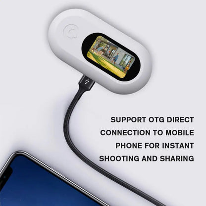 Telecamera per collare per animali domestici, per esterni, senza Wi-Fi, per collare per gatti, action camera, con 170 obiettivi, video tracker, telecamera di registrazione, per cani, mini ang A1J7