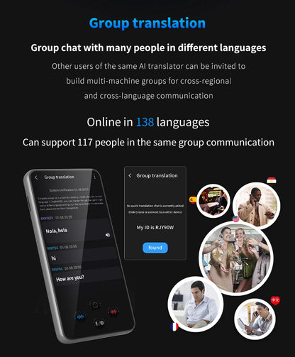 TRADUTTORE ISTANTANEO 13 lingue di origine e 138 registrazioni linguistiche online con ChatGPT Traduttore