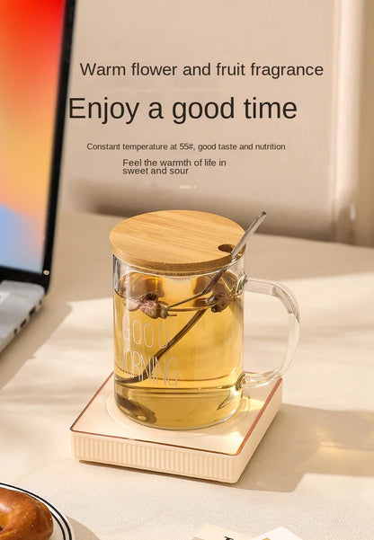 55 gradi temperatura costante riscaldamento coaster usb di ricarica isolamento base inverno caldo e squisito regalo coffe scaldabagno