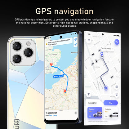 I16 Pro Smartphone 5G Android 5300mAH 12GB RAM 512G ROM 6.56Inch 1080x2640HD 24 + 48MP MTK10 Telefono cellulare di rete 4G