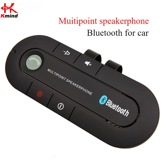 Kit telefono vivavoce Bluetooth per auto KMIND Altoparlante vivavoce wireless Altoparlante Lettore musicale MP3 Adattatore ricevitore audio per auto