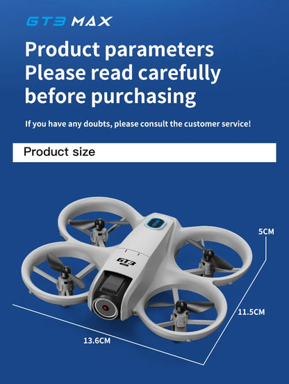 - 180° Doppie telecamere 5G WIFI Motori brushless Anti-ostacolo FPV Quadricottero pieghevole
