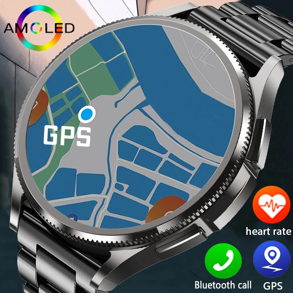 2025 Nuovo per Samsung Galaxy Watch 6 Smartwatch AMOLED sempre sul display Bluetooth Chiamata GPS NFC Smart Watch Uomini Android IOS