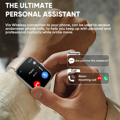 New Series 5 Watch5 Uomini Smart Watch Pressione sanguigna Ossigeno del sangue Frequenza cardiaca AI Voce Bluetooth Chiamata Donne SmartWatch per Xiaomi