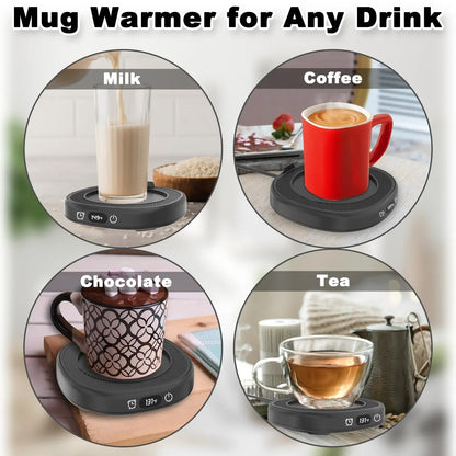 220V/ 110V Scalda Tazza Latte Riscaldamento Pad Tazza di caffè Sottobicchieri Smart Electric Beverage Warmer Insulat 3 ingranaggi regolabile ufficio casa