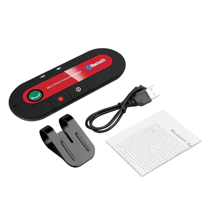 Kit Bluetooth wireless per auto, vivavoce, visiera parasole, altoparlante per telefono, ricevitore audio Bluetooth automatico, accessori