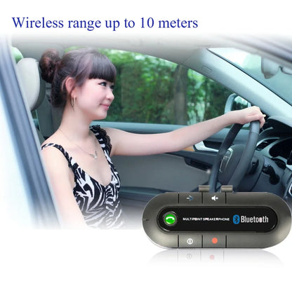 Kit telefono vivavoce Bluetooth per auto KMIND Altoparlante vivavoce wireless Altoparlante Lettore musicale MP3 Adattatore ricevitore audio per auto