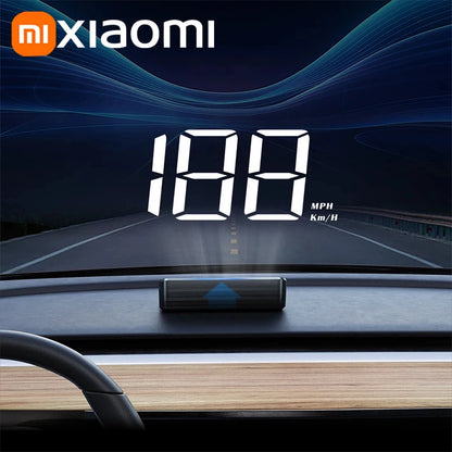 Xiaomi Car Speedometer M2 HUD Head-Up Display a LED Misuratore di velocità digitale Proiettore parabrezza Veicoli Auto Elettronica Accessori