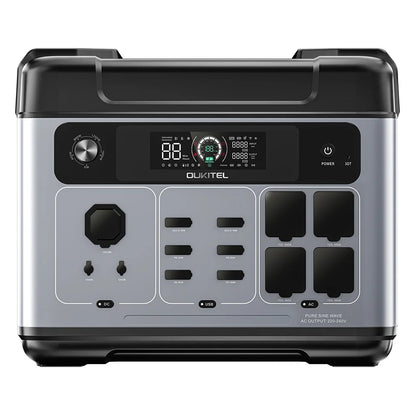 OUKITEL Batile 2048Wh a 16384Wh LP2000 Pro Centrale elettrica portiFePO4 batteria 3600W AC uscita 2000W controllo app
