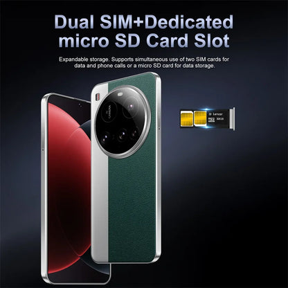 NEW M15 Ultra Original Mobile Phones 7.3inch Smartphone 4G 5G Dual SIM Cellphone Android Global Version 8000mAh GPS Cell Phone